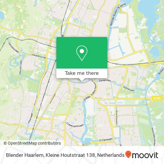 Blender Haarlem, Kleine Houtstraat 138 map