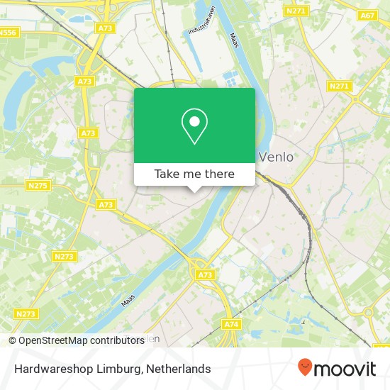 Hardwareshop Limburg, Maasbreesestraat 54 Karte