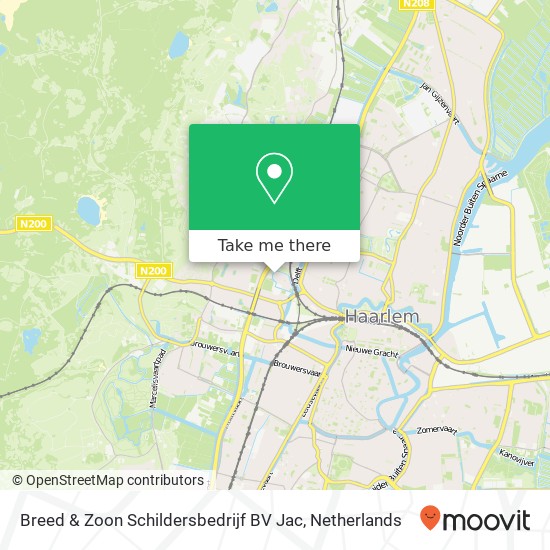 Breed & Zoon Schildersbedrijf BV Jac, Kennemerpark 122 map
