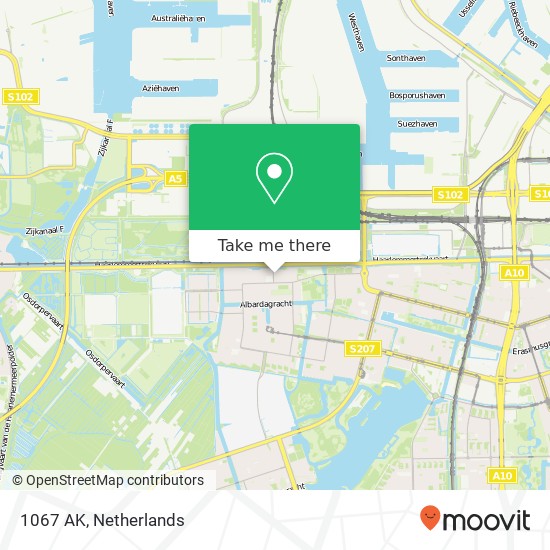 1067 AK, 1067 AK Amsterdam, Nederland map