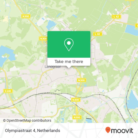 Olympiastraat 4, 6373 NW Landgraaf Karte