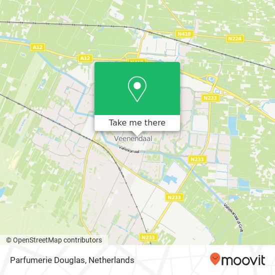 Parfumerie Douglas, Hoofdstraat map