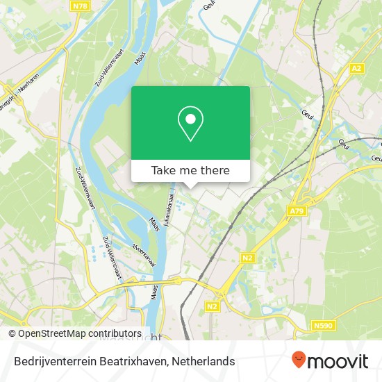 Bedrijventerrein Beatrixhaven map