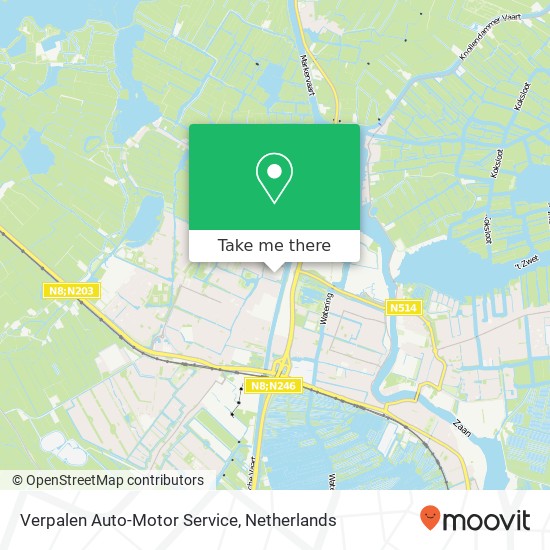 Verpalen Auto-Motor Service, Mercuriusstraat 1 map