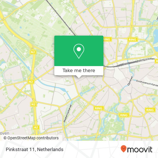 Pinkstraat 11, 5616 KK Eindhoven Karte