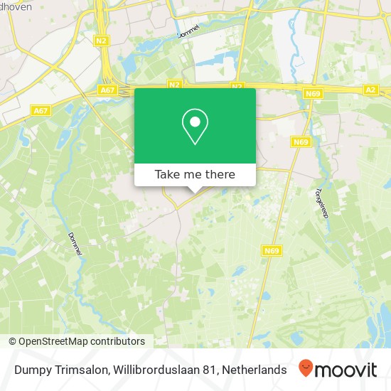Dumpy Trimsalon, Willibrorduslaan 81 map