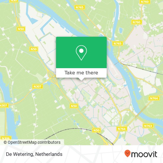 De Wetering map