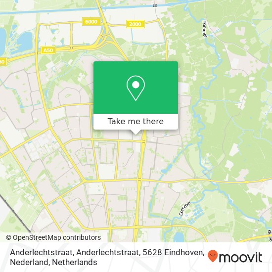 Anderlechtstraat, Anderlechtstraat, 5628 Eindhoven, Nederland Karte