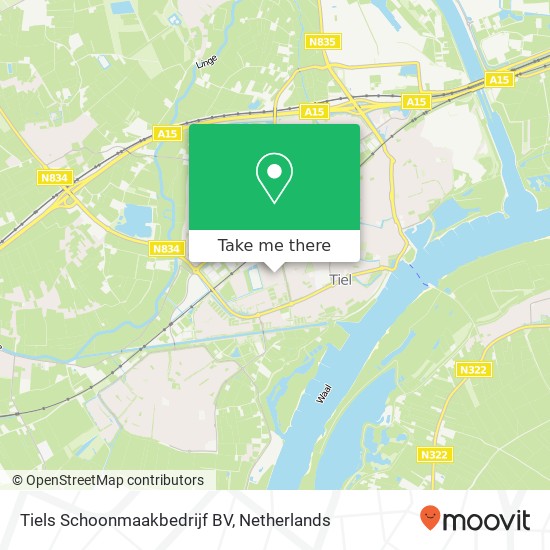Tiels Schoonmaakbedrijf BV, Dodewaardlaan 8 map