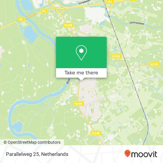 Parallelweg 25, 7213 VT Gorssel map