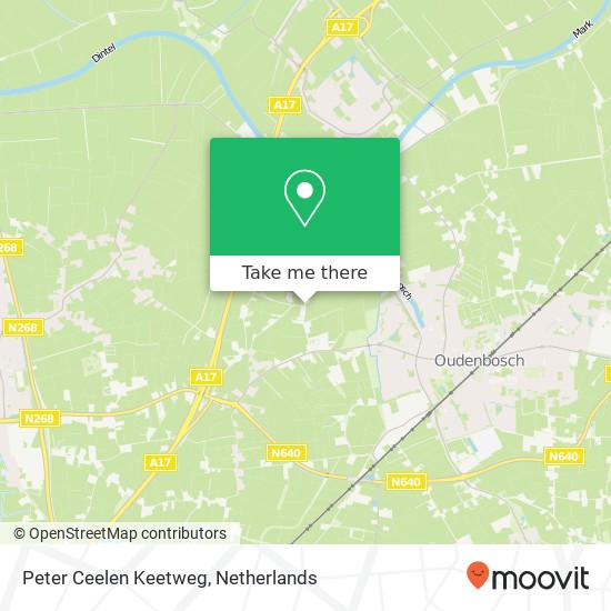 Peter Ceelen Keetweg, 4751 Oud Gastel map