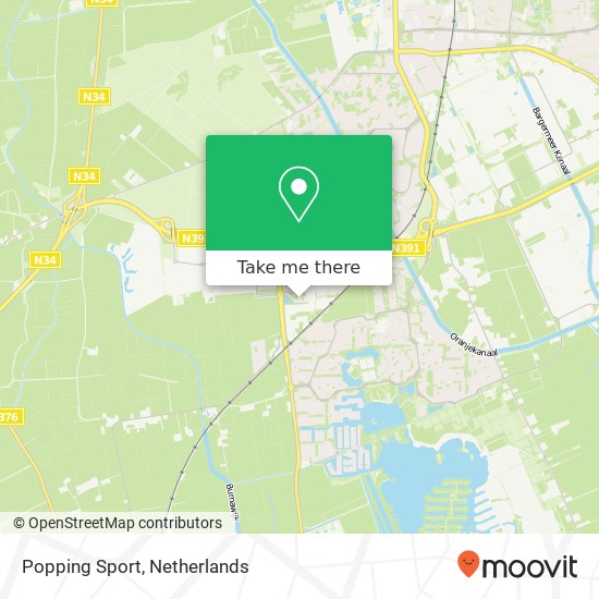 Popping Sport, Waanderweg 194 map