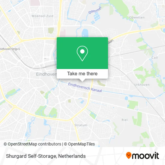Shurgard Self-Storage map