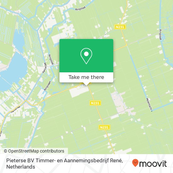 Pieterse BV Timmer- en Aannemingsbedrijf René map