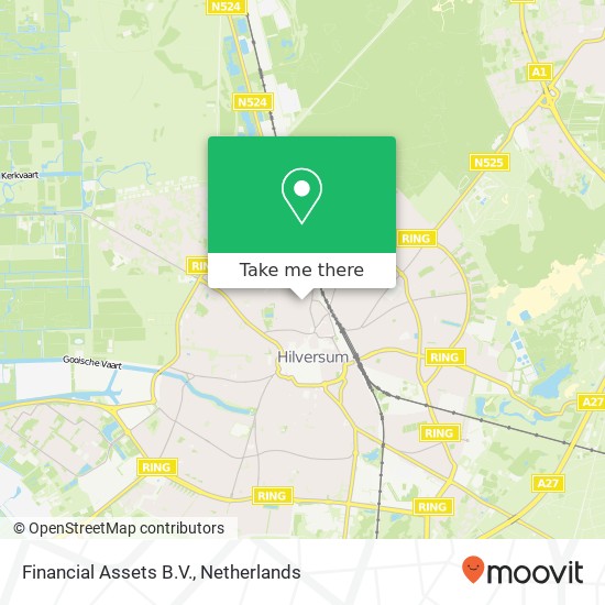 Financial Assets B.V., Koninginneweg 32 map