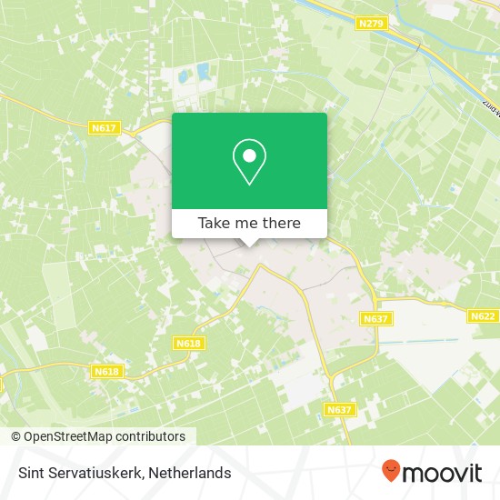 Sint Servatiuskerk, Markt map