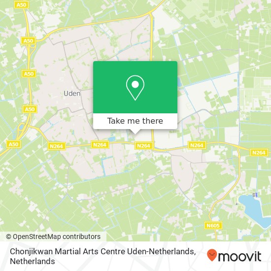 Chonjikwan Martial Arts Centre Uden-Netherlands, Hockeyweg 10 map