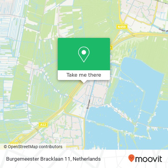 Burgemeester Bracklaan 11, 2811 BP Reeuwijk-Brug map