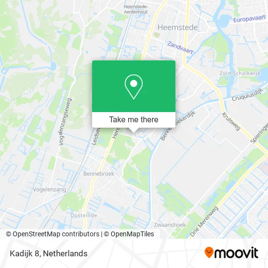 Kadijk 8 map