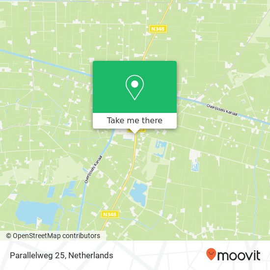 Parallelweg 25, 8152 BE Lemelerveld map