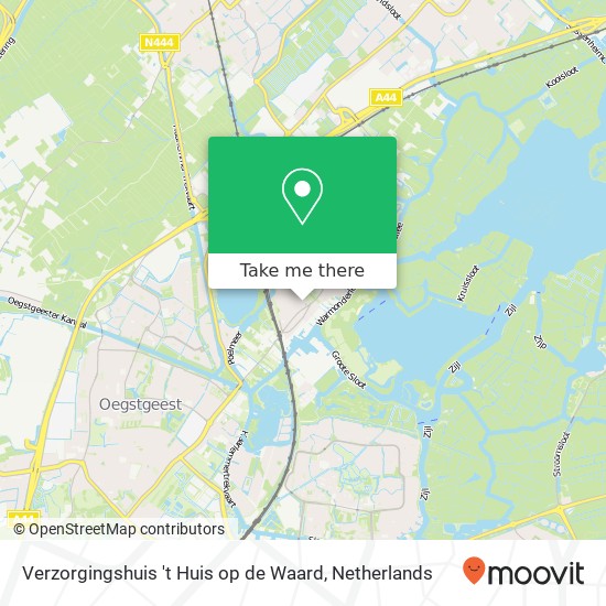 Verzorgingshuis 't Huis op de Waard, Herenweg 50 map