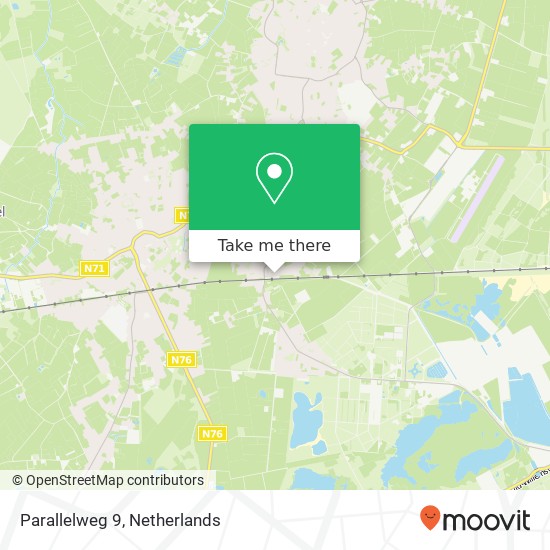 Parallelweg 9, 6023 BA Budel-Schoot map