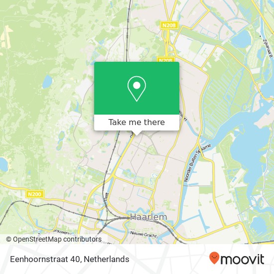 Eenhoornstraat 40, 2024 RX Haarlem map