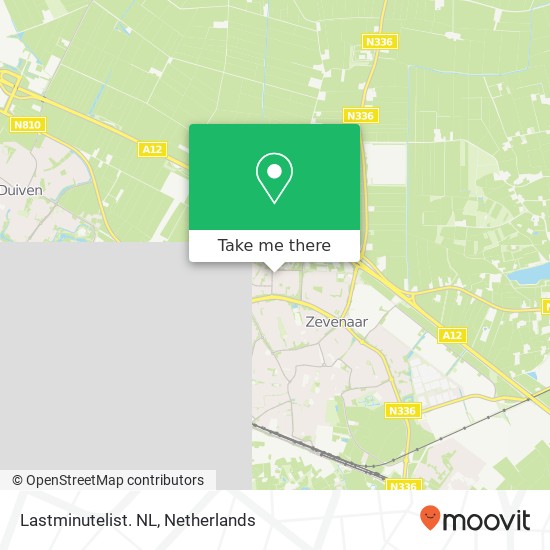 Lastminutelist. NL, Meulenkamp 23 map