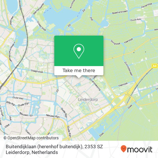 Buitendijklaan (herenhof buitendijk), 2353 SZ Leiderdorp map