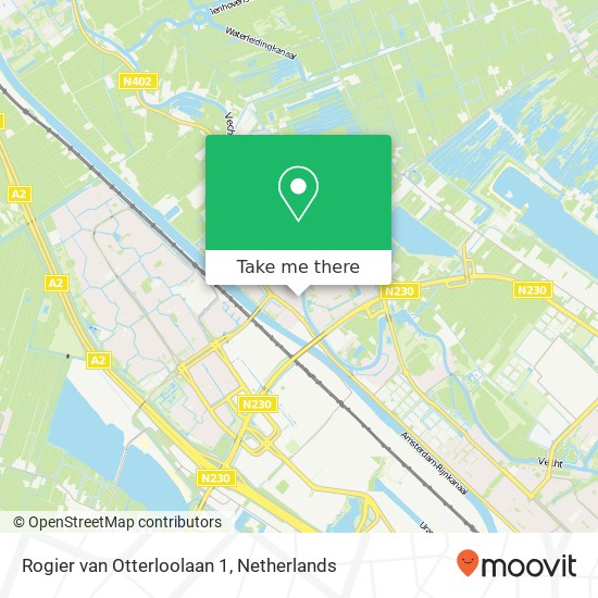 Rogier van Otterloolaan 1, 3604 BH Maarssen map