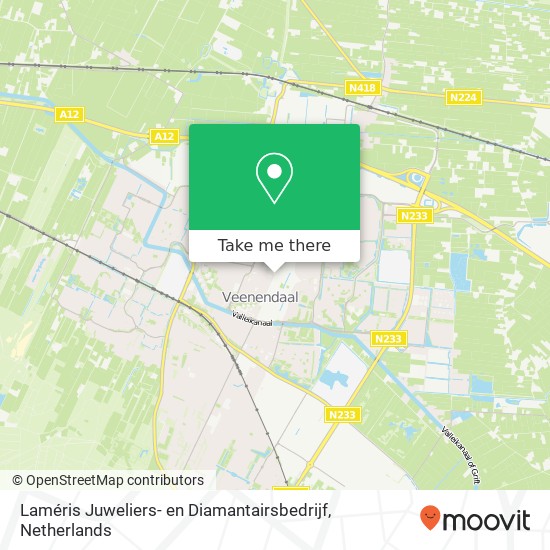 Laméris Juweliers- en Diamantairsbedrijf, Hoofdstraat 91 Karte
