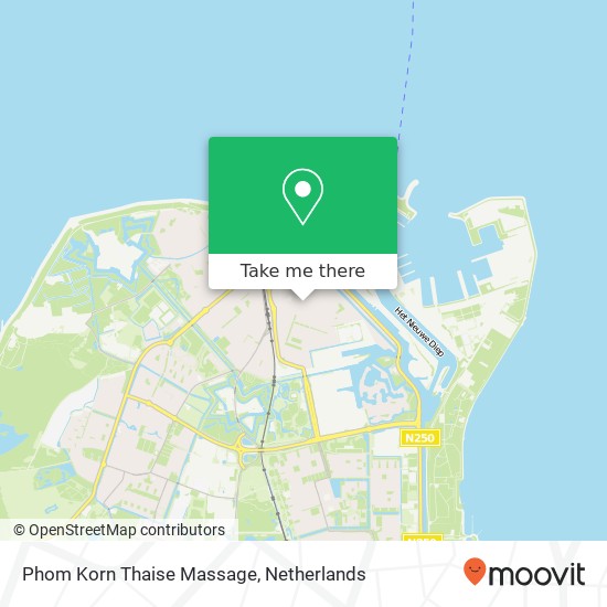 Phom Korn Thaise Massage, Van der Duyn van Maasdamstraat map