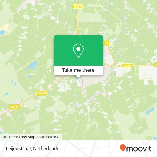 Leijenstraat, Leijenstraat, 5541 Reusel, Nederland Karte