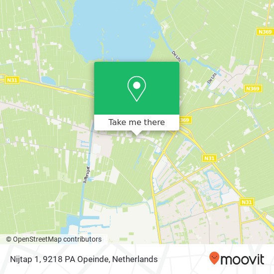 Nijtap 1, 9218 PA Opeinde map