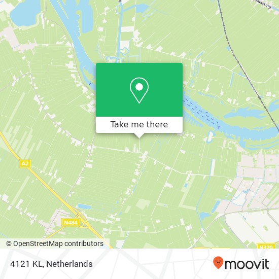 4121 KL, 4121 KL Everdingen, Nederland Karte