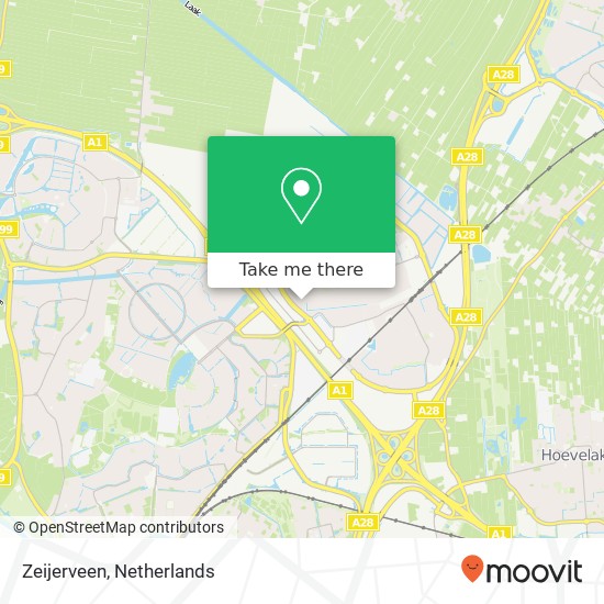 Zeijerveen, Zeijerveen, 3825 Amersfoort, Nederland Karte