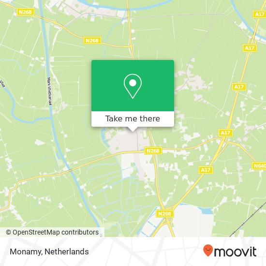 Monamy, Veerkensweg 11B map