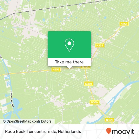 Rode Beuk Tuincentrum de, Rykswei 13A map