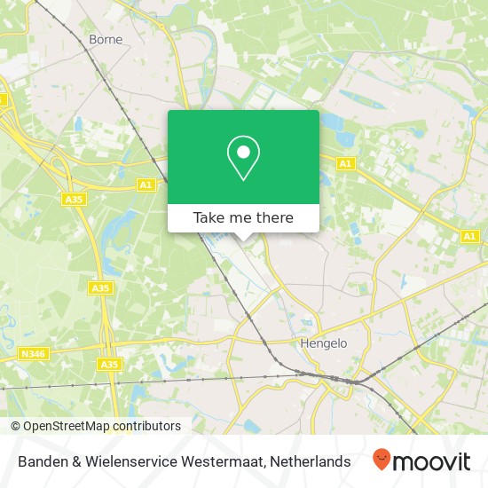 Banden & Wielenservice Westermaat, Höltersweg 10 map