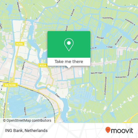 ING Bank, Dorpsstraat 87 map