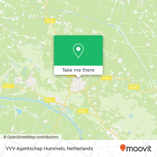 VVV-Agentschap Hummelo map