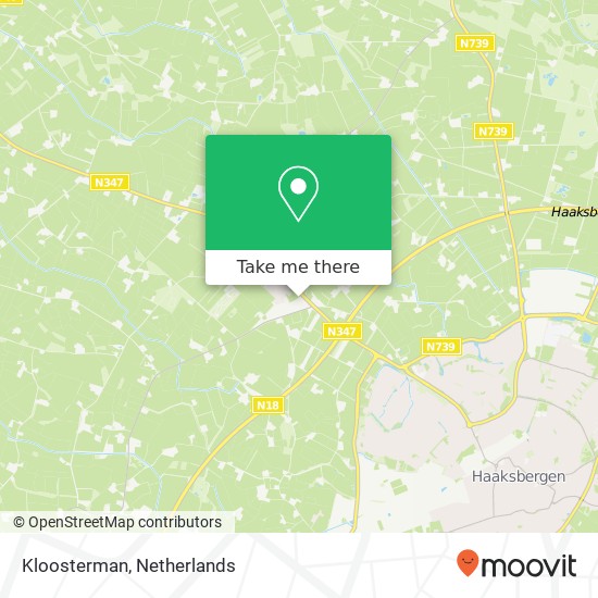 Kloosterman, Goorsestraat 167 map