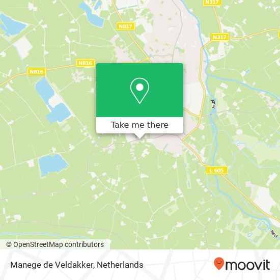 Manege de Veldakker, Wiekenseweg 15 map