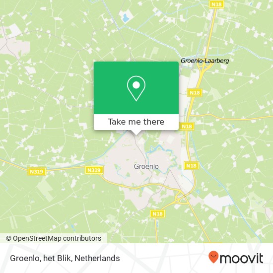 Groenlo, het Blik map