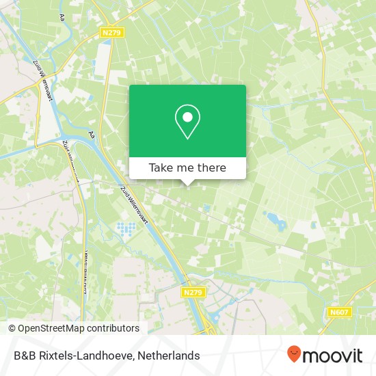 B&B Rixtels-Landhoeve, Asdonkseweg 5 map