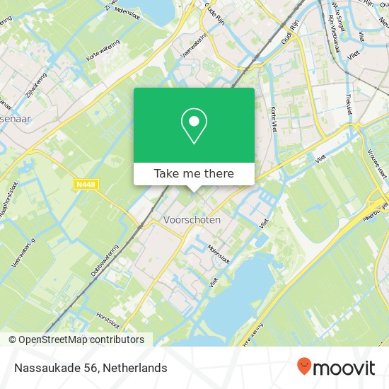 Nassaukade 56, 2252 LD Voorschoten map