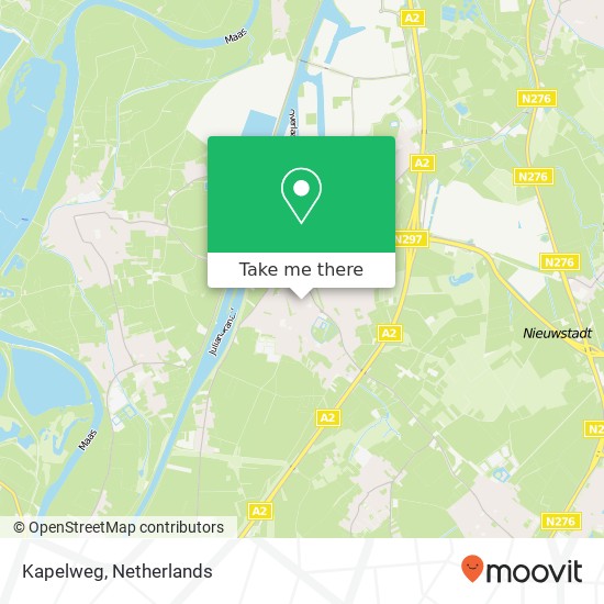 Kapelweg, 6121 HW Born map
