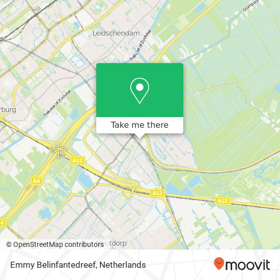 Emmy Belinfantedreef, Emmy Belinfantedreef, 2492 Den Haag, Nederland map