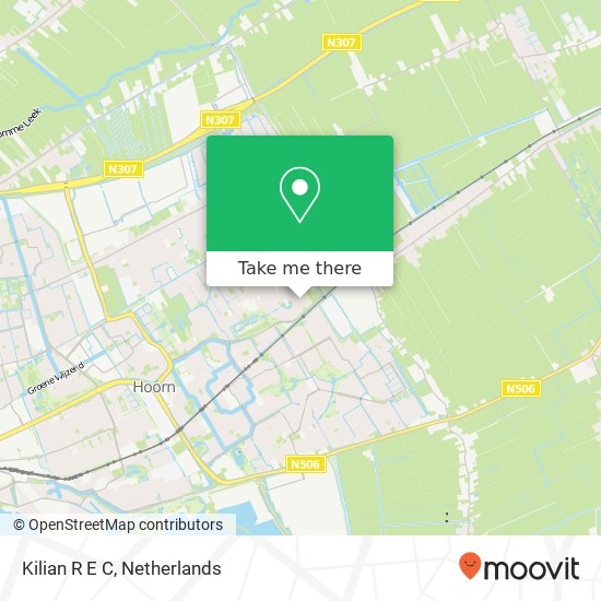 Kilian R E C, Zuiderhout 94 map