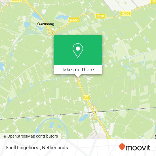 Shell Lingehorst, Nederland map